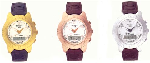 tissot t touch gold